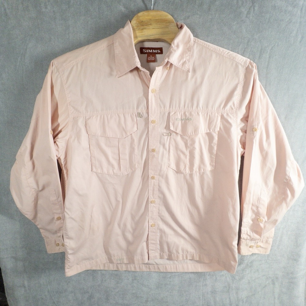 Simms Fly Fishing Button Up Shirt Mens XL Gorpcore Outdoors Boating‎ Lake
